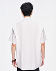 BACKSTAGE ASYMMETRICAL SHIRT