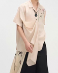 Draped Panel SHIRT