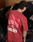 HOMIES RACING T-SHIRT BURGUNDY