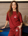 HOMIES RACING T-SHIRT BURGUNDY