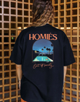 HOMIES MIDNIGHT REFLECTION T-SHIRT DARK NAVY