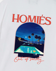 HOMIES MIDNIGHT REFLECTION T-SHIRT VINTAGE WHITE