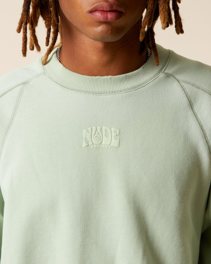 NP - SUN-KISSED CREWNECK MINT - BACKSTAGE - باك ستيج - BACKSTAGE باك ستيج your go-to destination for discovering the finest brands that cater to every taste and occasion in KSA and Middle East.