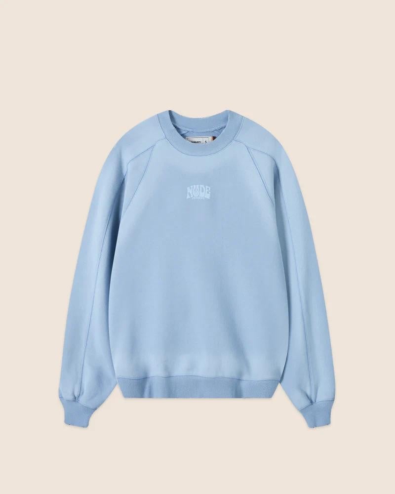 NP - SUN-KISSED CREWNECK CELESTE - BACKSTAGE - باك ستيج - BACKSTAGE باك ستيج your go-to destination for discovering the finest brands that cater to every taste and occasion in KSA and Middle East.