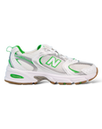 New Balance 530 - White Green - BACKSTAGE - باك ستيج - BACKSTAGE باك ستيج your go-to destination for discovering the finest brands that cater to every taste and occasion in KSA and Middle East.