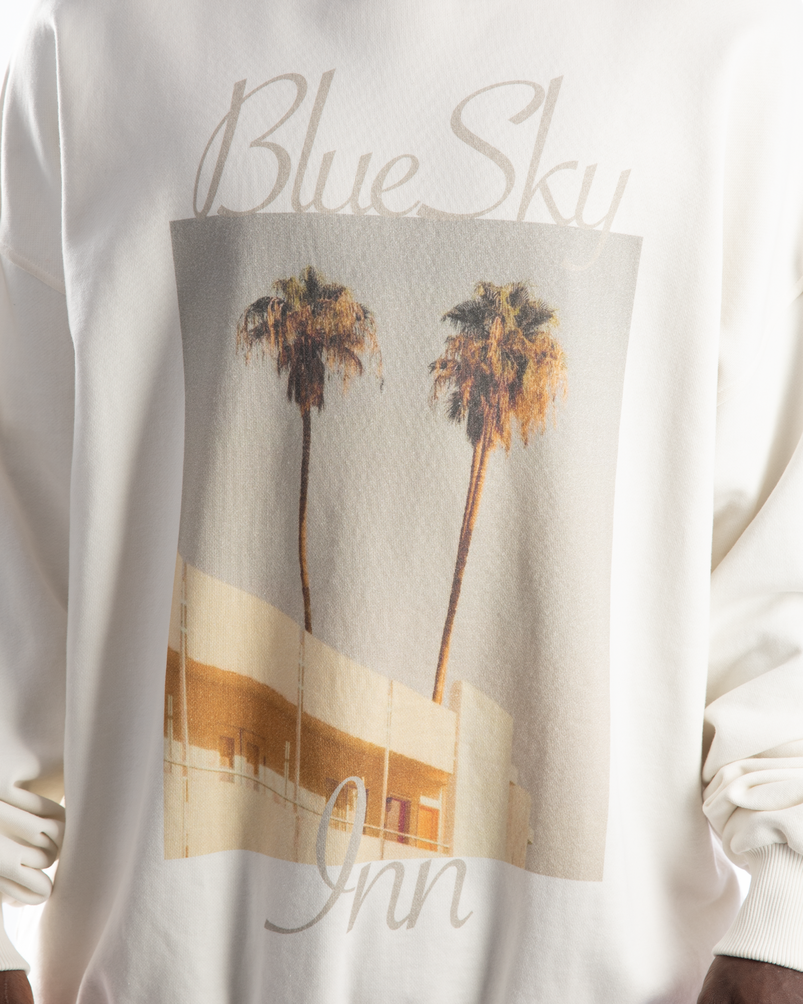 blue sky sweatshirt - BACKSTAGE - باك ستيج - BACKSTAGE باك ستيج your go-to destination for discovering the finest brands that cater to every taste and occasion in KSA and Middle East.