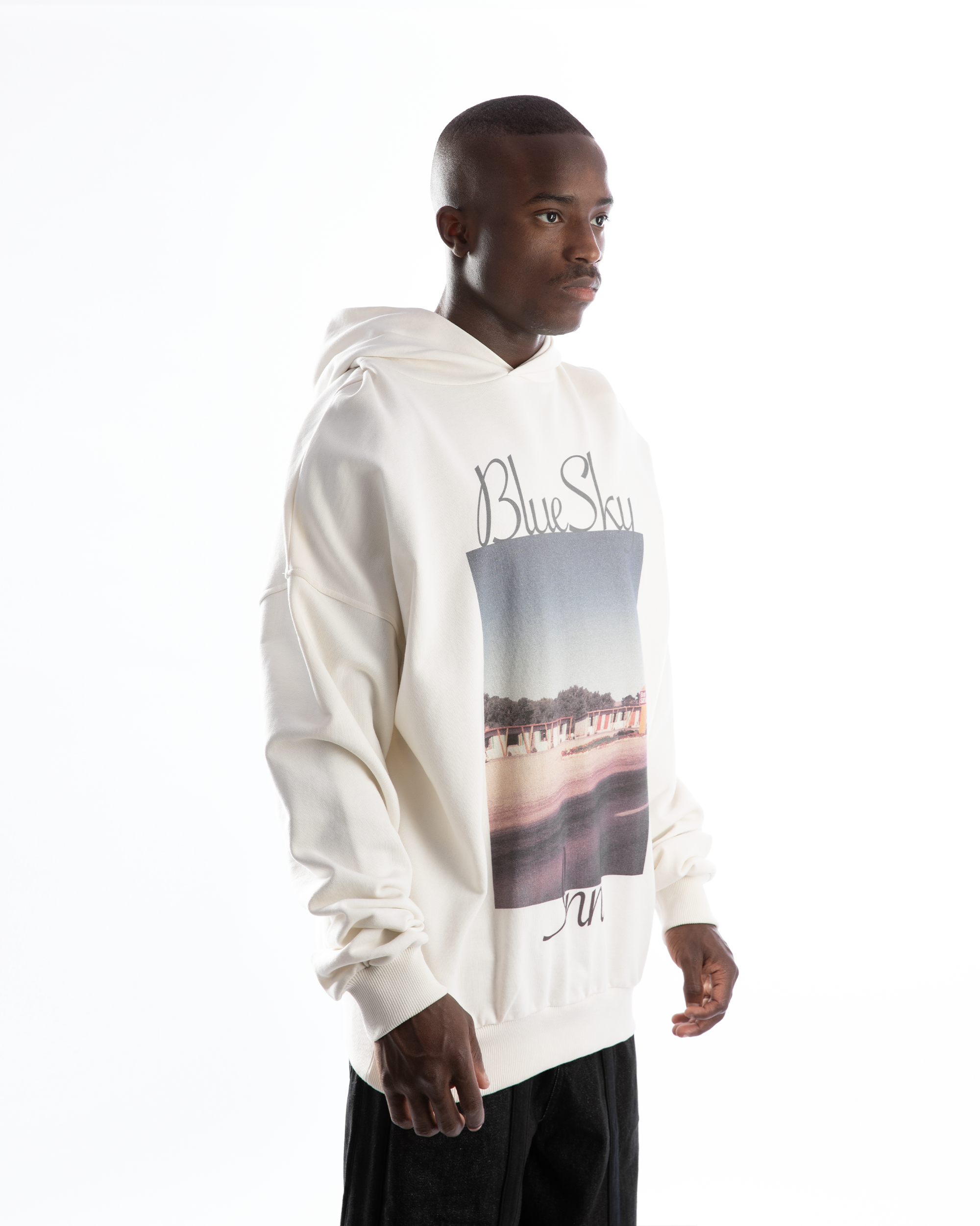 Blue sky in hoodie - BACKSTAGE - باك ستيج - BACKSTAGE باك ستيج your go-to destination for discovering the finest brands that cater to every taste and occasion in KSA and Middle East.