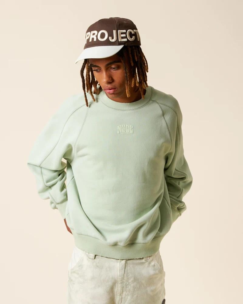 NP - SUN-KISSED CREWNECK MINT - BACKSTAGE - باك ستيج - BACKSTAGE باك ستيج your go-to destination for discovering the finest brands that cater to every taste and occasion in KSA and Middle East.