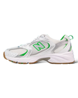 New Balance 530 - White Green - BACKSTAGE - باك ستيج - BACKSTAGE باك ستيج your go-to destination for discovering the finest brands that cater to every taste and occasion in KSA and Middle East.