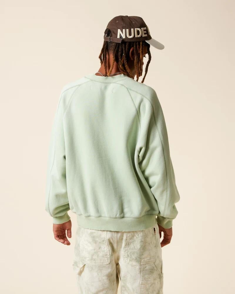NP - SUN-KISSED CREWNECK MINT - BACKSTAGE - باك ستيج - BACKSTAGE باك ستيج your go-to destination for discovering the finest brands that cater to every taste and occasion in KSA and Middle East.