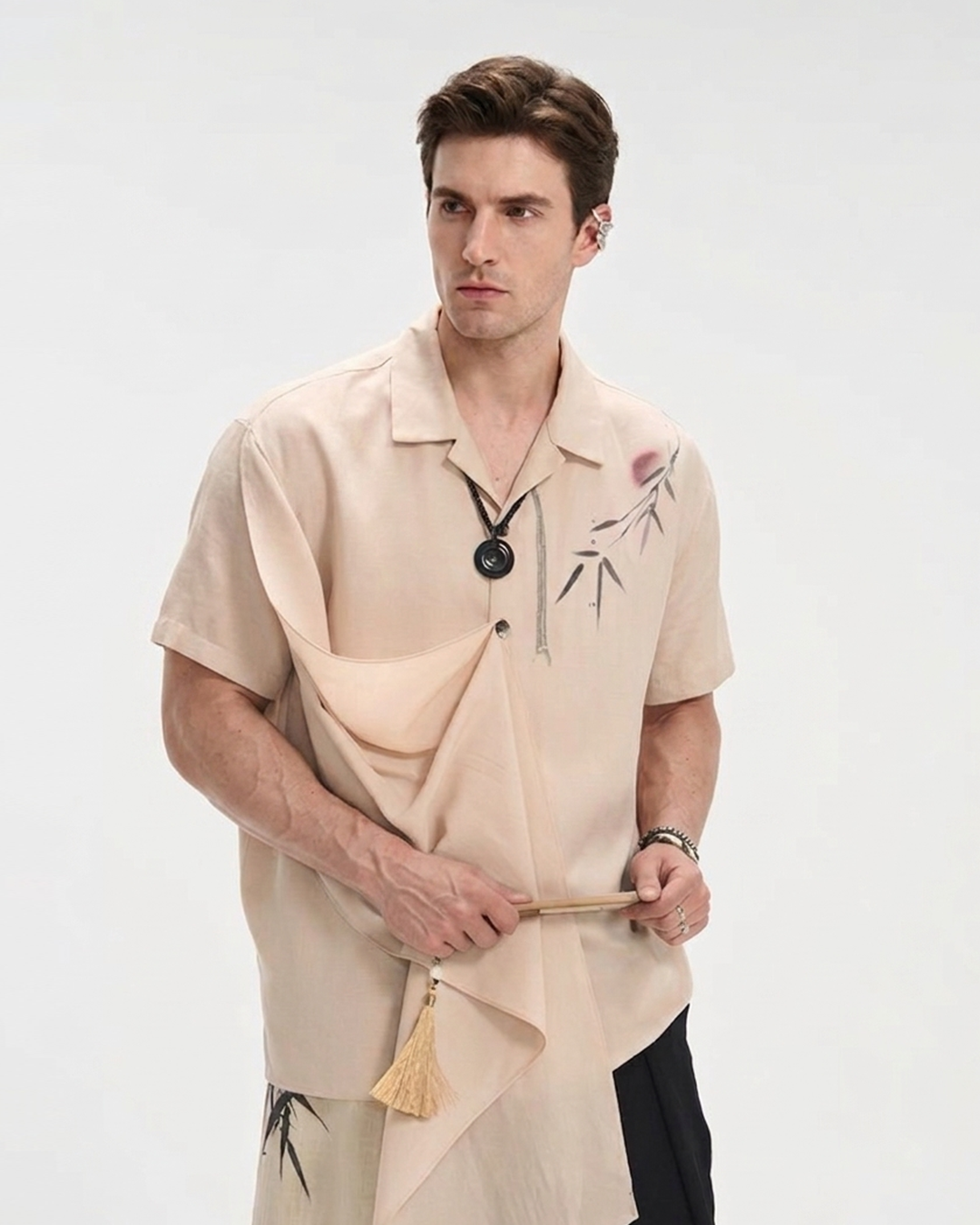 Draped Panel SHIRT