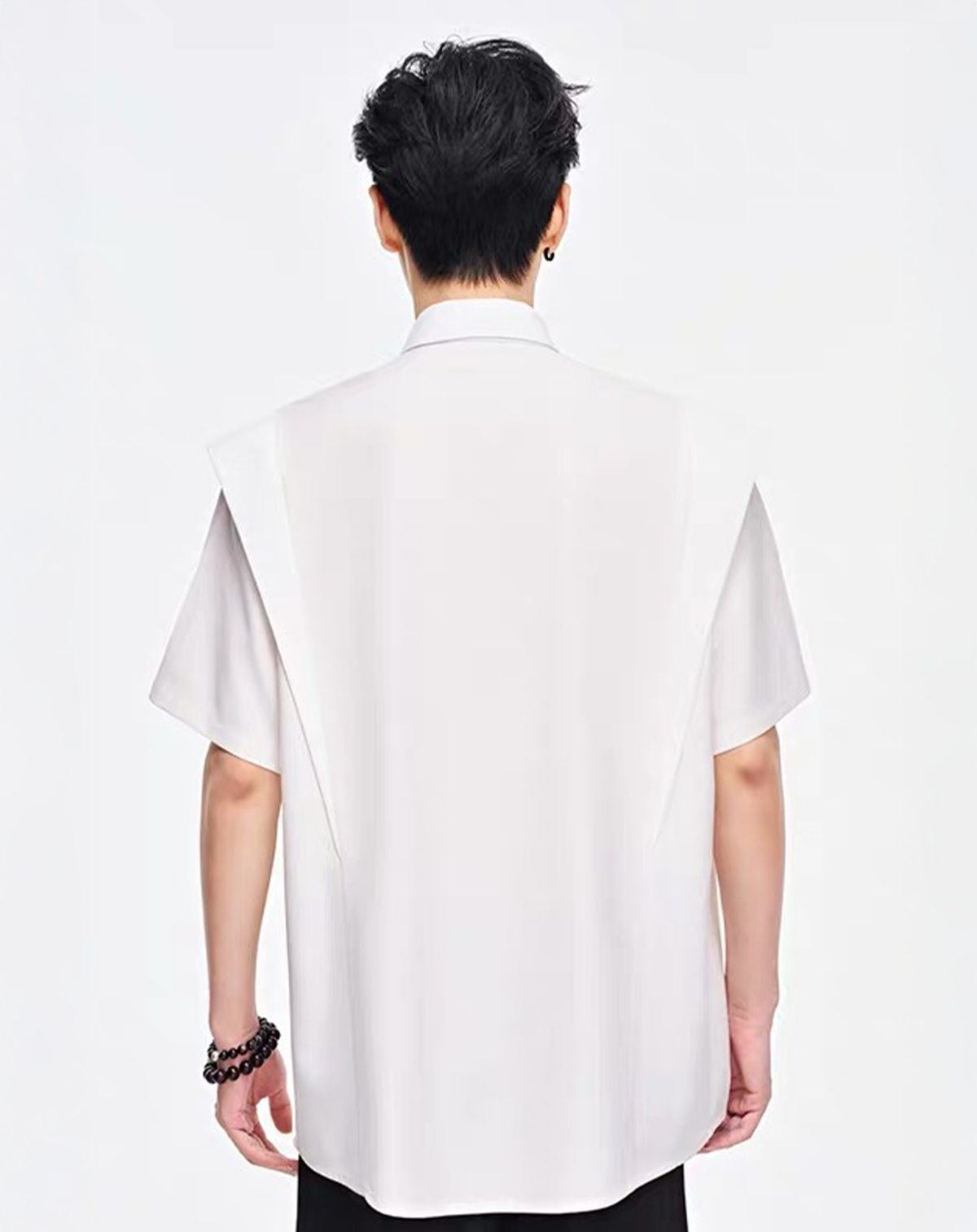 BACKSTAGE ASYMMETRICAL SHIRT