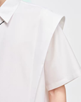 BACKSTAGE ASYMMETRICAL SHIRT
