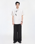 BACKSTAGE ASYMMETRICAL SHIRT