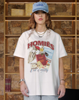 HOMIES VINTAGE FADED DENIM CAP