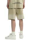 IZZUE - Spray distress shorts beige