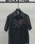 BACKSTAGE ASYMMETRICAL LAYERED SHIRT